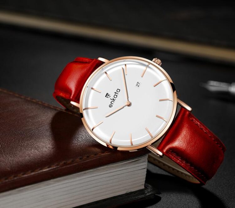 Avior Red Leather
