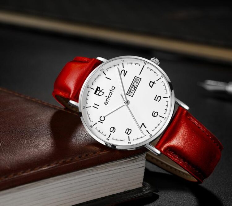 Apus II Light Red Leather