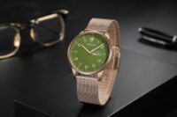 APUS GMT BLUE LEATHER AND APUS JUNGLE ROSEGOLD