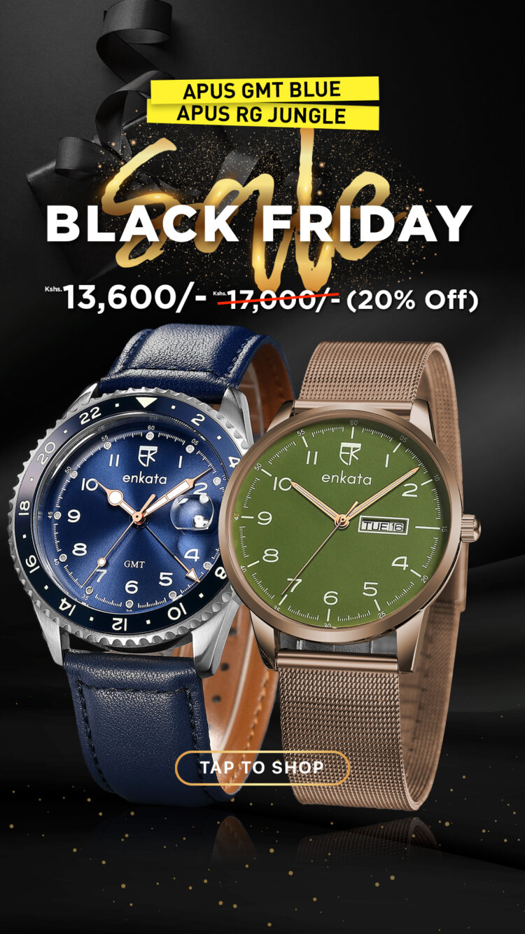 APUS GMT BLUE LEATHER AND APUS JUNGLE ROSEGOLD