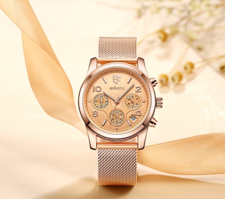 Aurora II Rose Gold Mesh